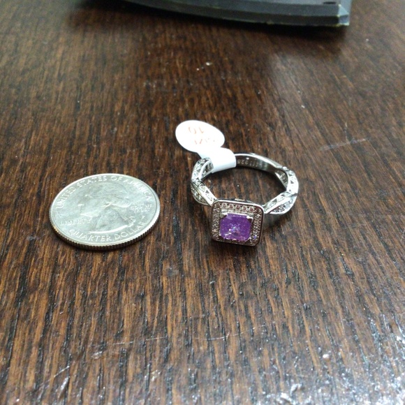 Bomb Party “ Catch A Unicorn Bringback” ring size 10 Lab created lavender crysta - Picture 4 of 7